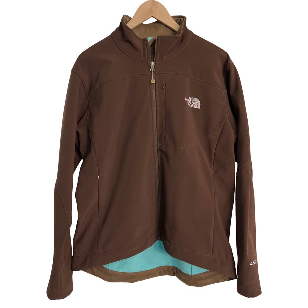 The North Face Apex Brown Softshell Fleece Lined Jacket Women’s XL